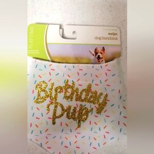 Birthday Pup Dog Bandana NEW